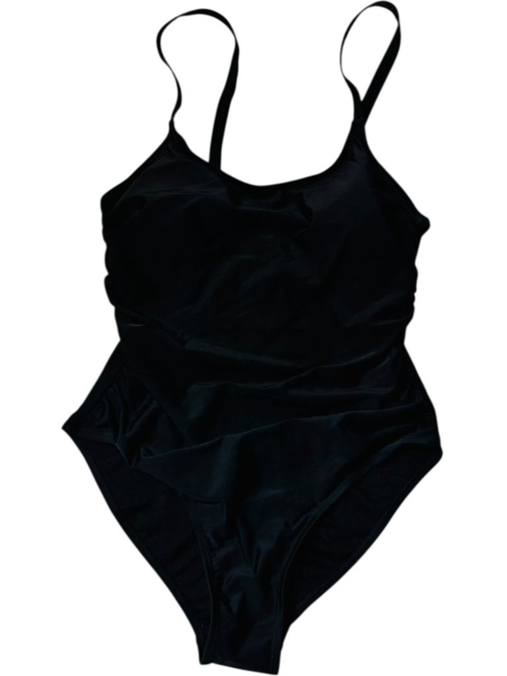 Nicole Miller Studio Black One Piece Swimsuit Women’s Size Large - Picture 4 of 4